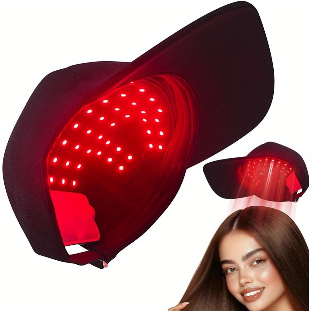 660nm Red LED Light Therapy Hat Hair Regrowth Hair growth Anti-Hair Loss Cap US