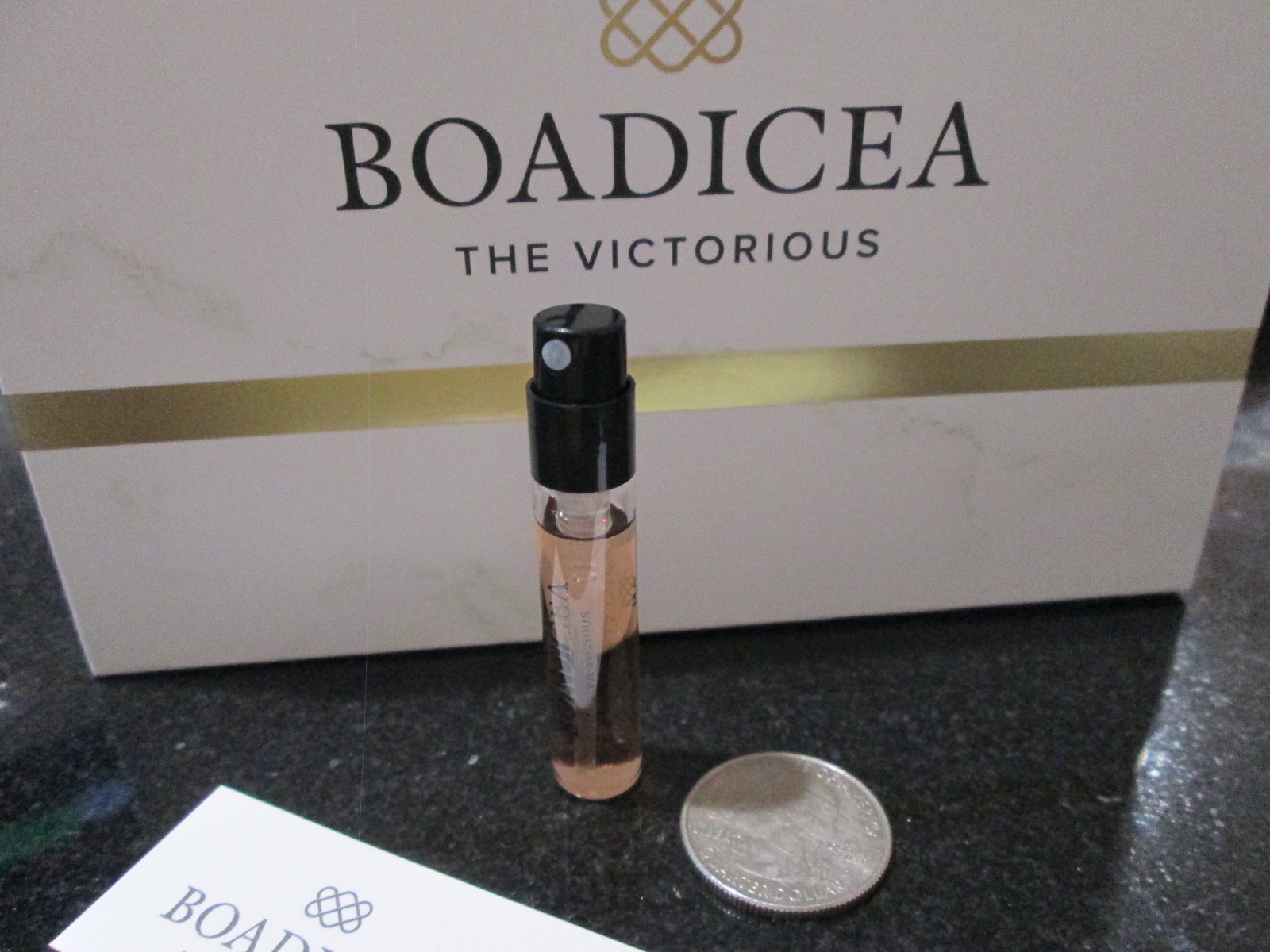 BTV Boadicea the victorious ALMAS PURE parfum niche NWOB Sample 2ml Unique!