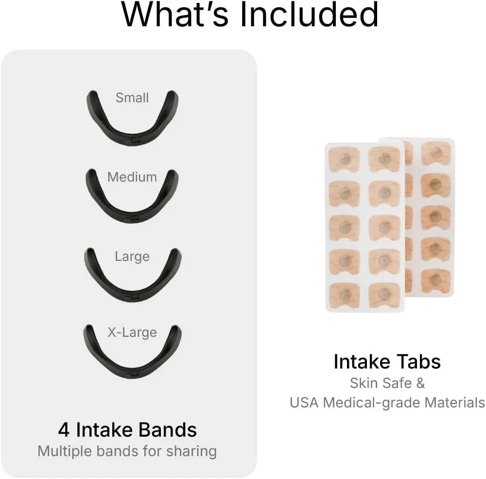 Intake Breathing — Magnetic Nasal Strips Starter Kit | 15 Count, Clear