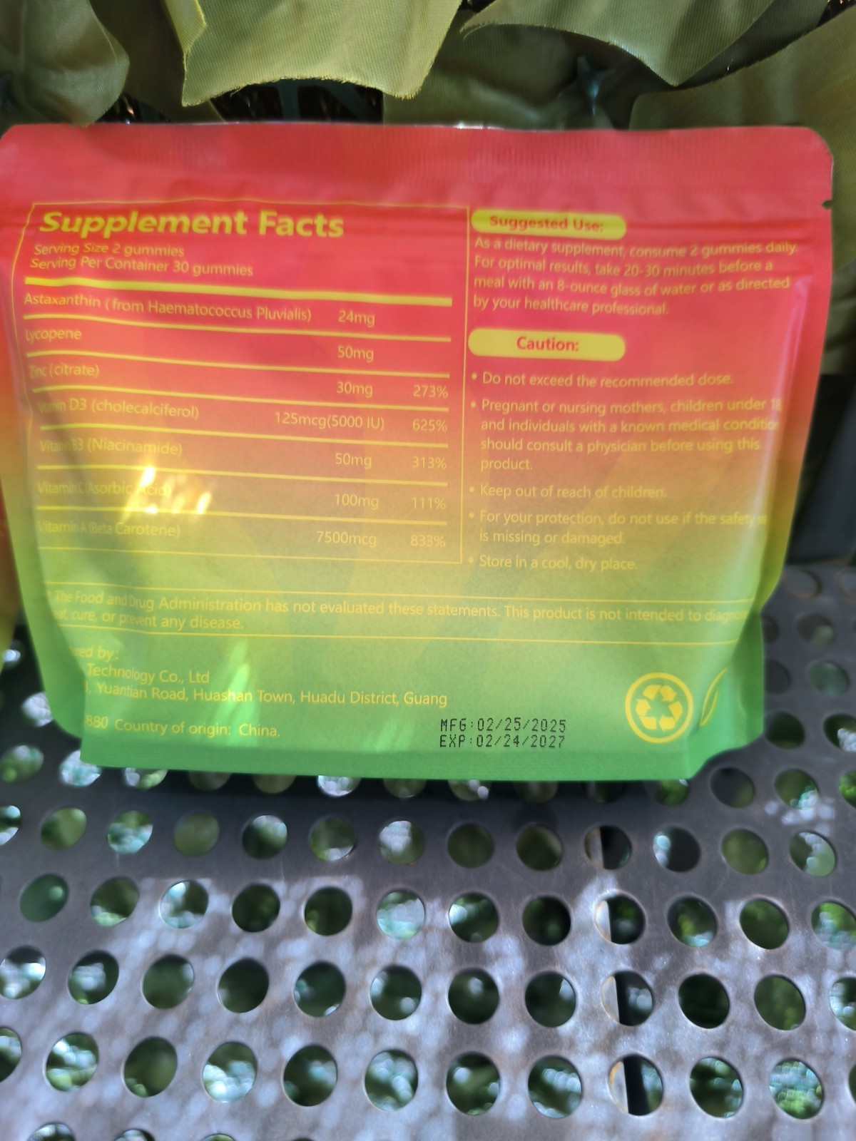 2 Daily Tanning Gummies Supplement 60×2=120 Gummies 60-Day Supply Exp:02/24/2027