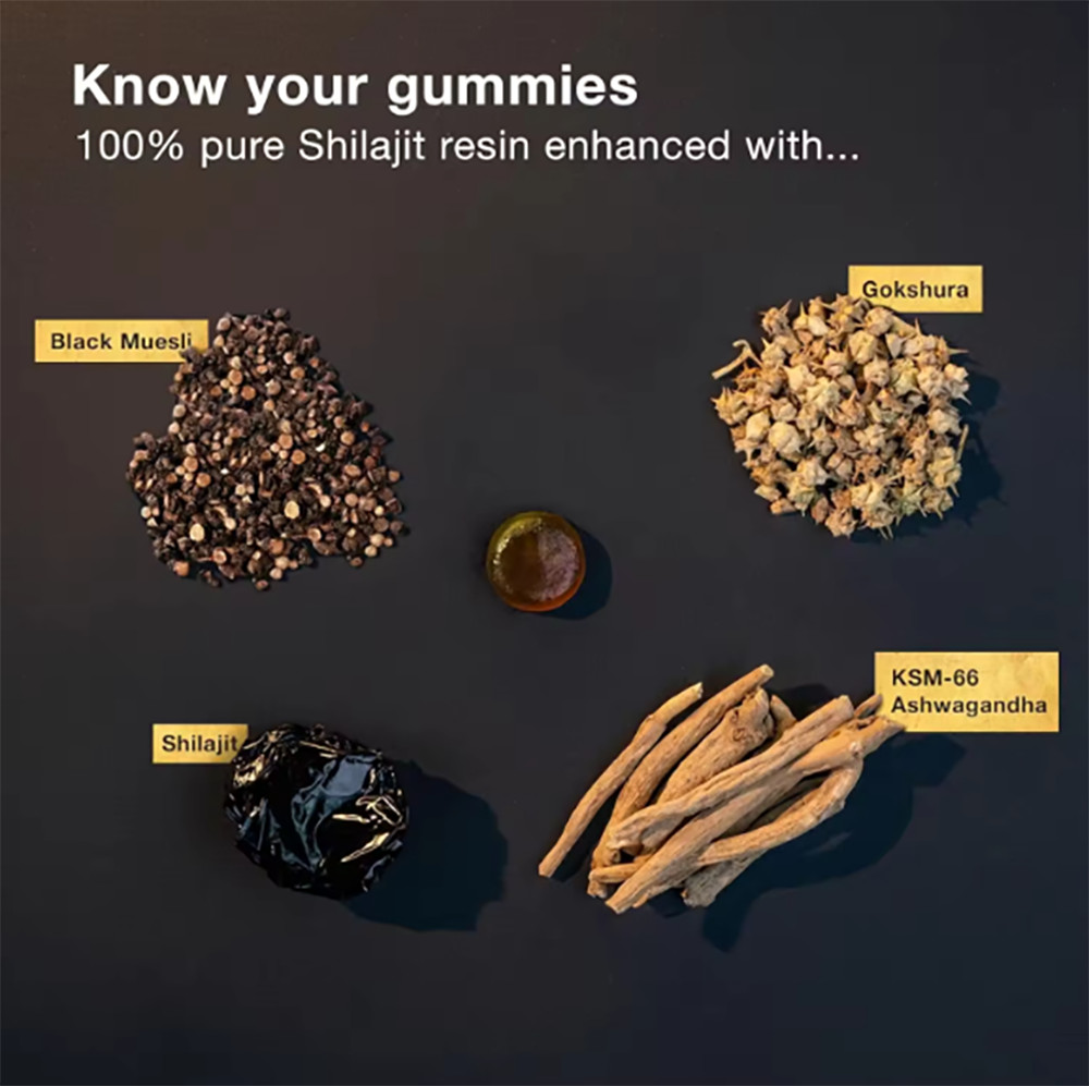 Himalayan Shilajit GOLD Gummies, Organic, Extremely Potent 3000 mg, Fulvic Acid
