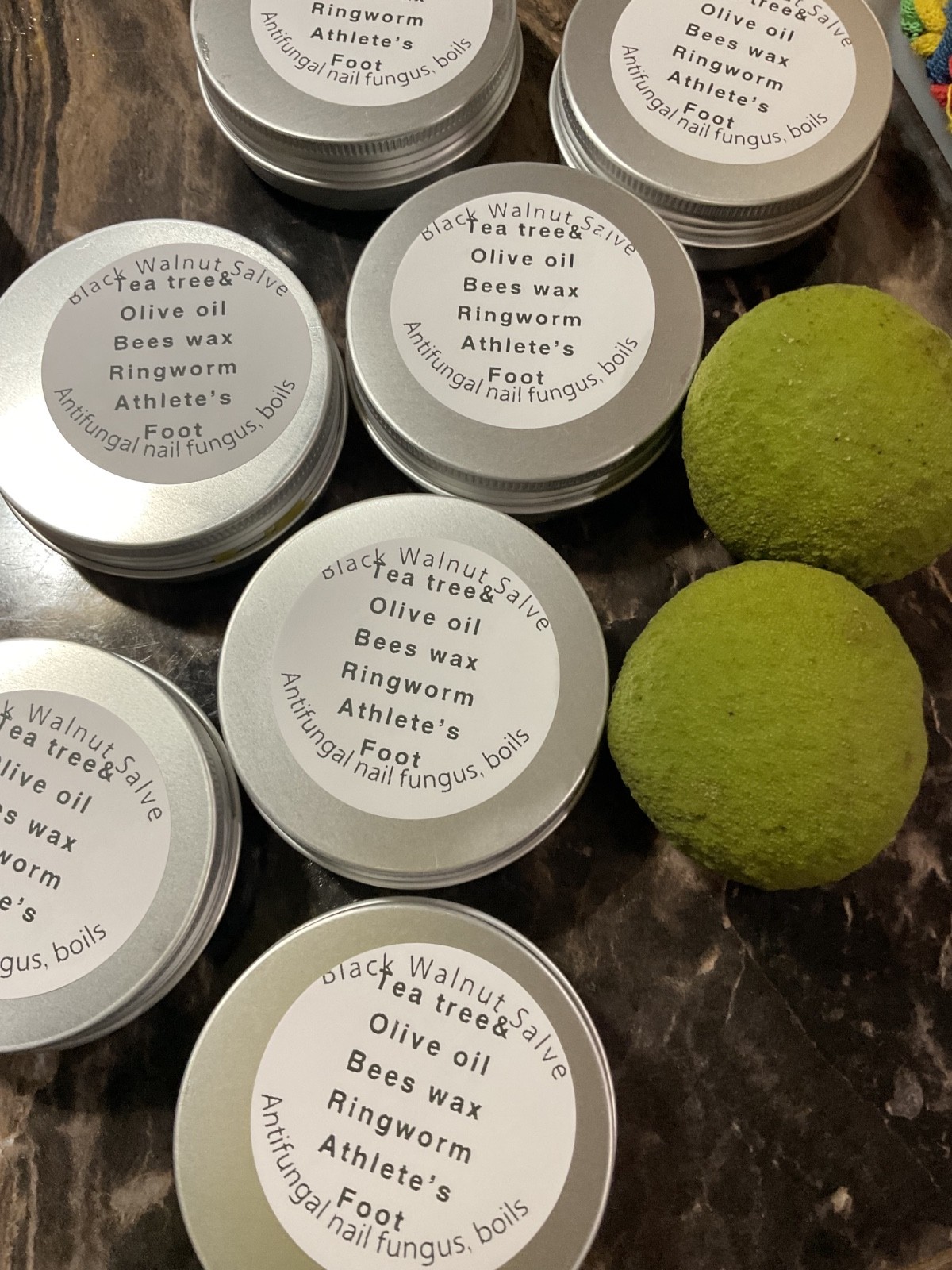 Antifungal Black Walnut with Tea Tree oil Salve Nail fungus, athlete’s foot,