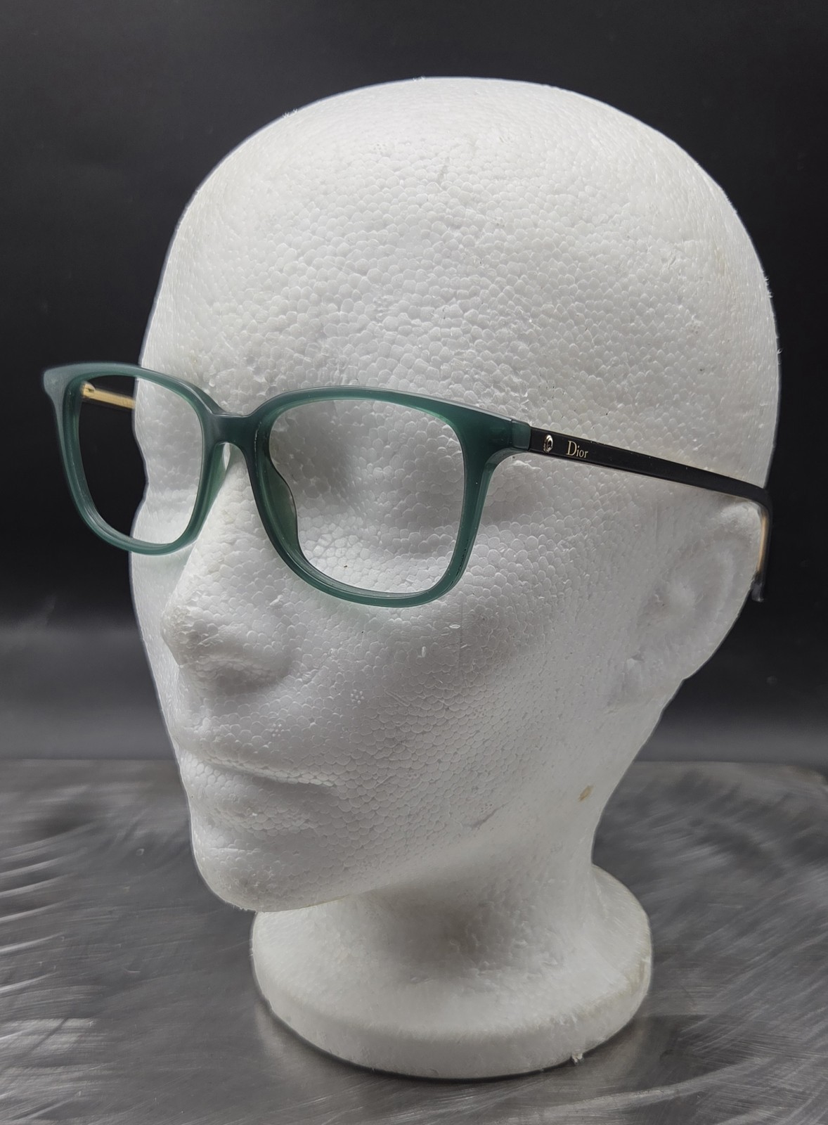 Christian Dior Montaigne No. 27 Green/Black Eyeglasses Frame 51[]16-140 Italy