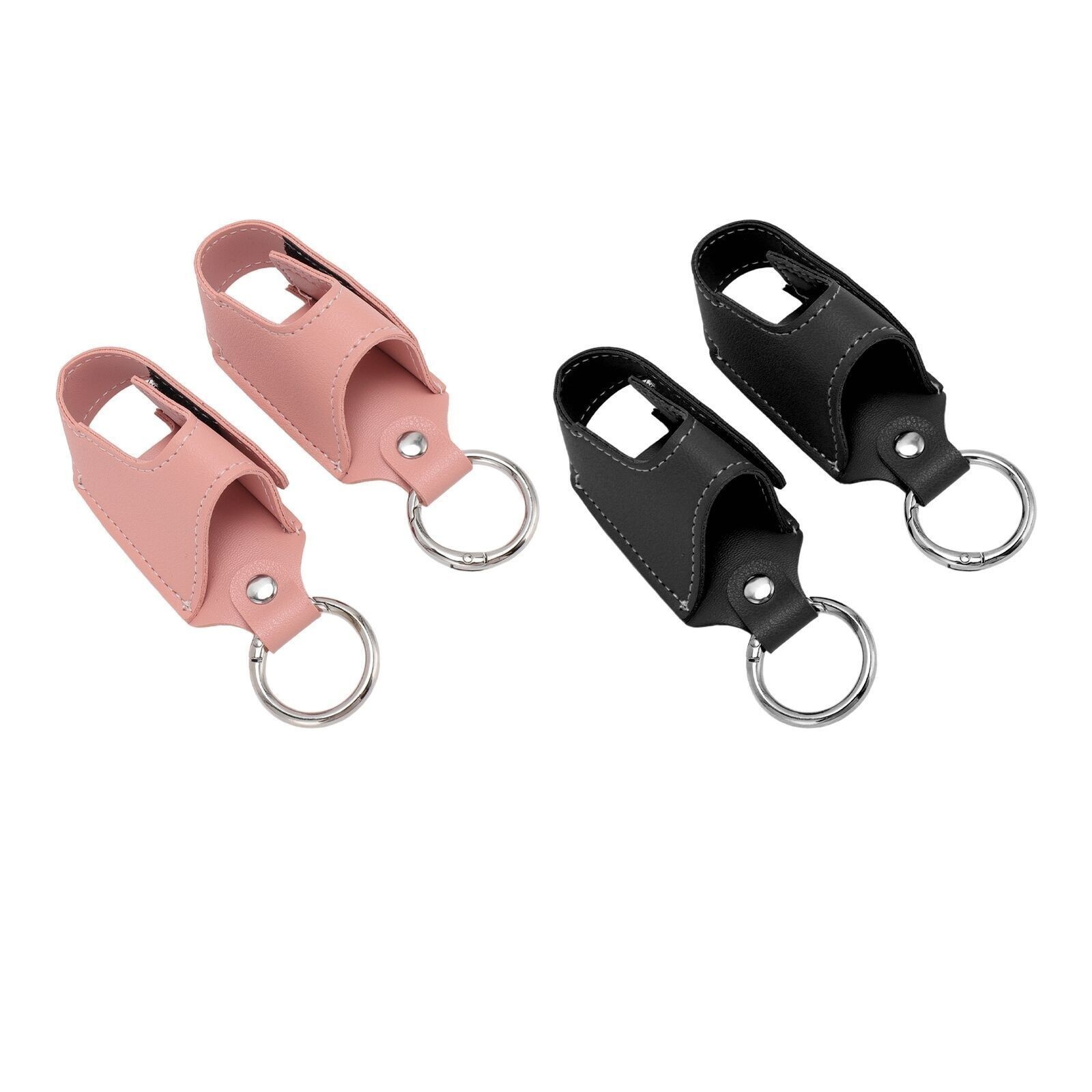 2pcs Asthma Inhaler Holder Portable Storage Protective PU Leather Asthma Inhaler