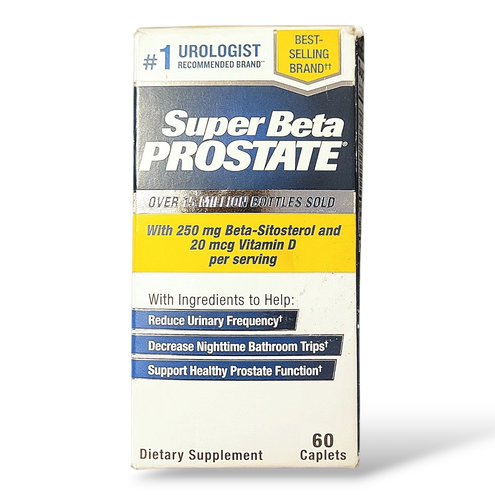 Super Beta Prostate Advanced Prostate Support Supplement 60 Caplets Exp 06/2028