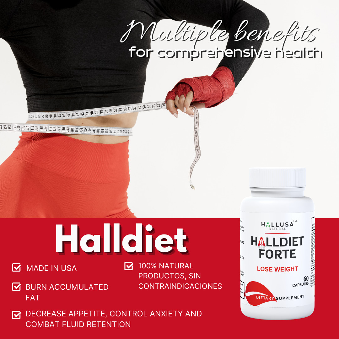 HALLDIET FORTE – Weight & Diet Management Support – Appetite Control – 60 Caps