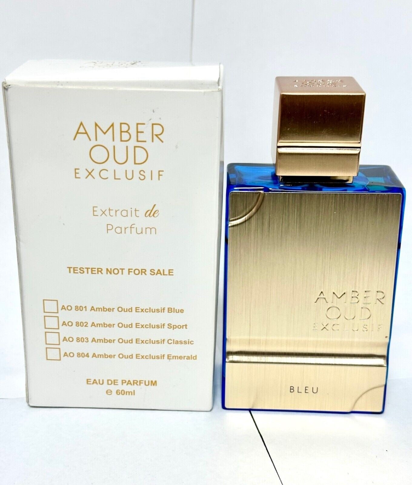 Amber Oud Exclusif BLEU EDP *TESTER* 60ml Brand New Tester