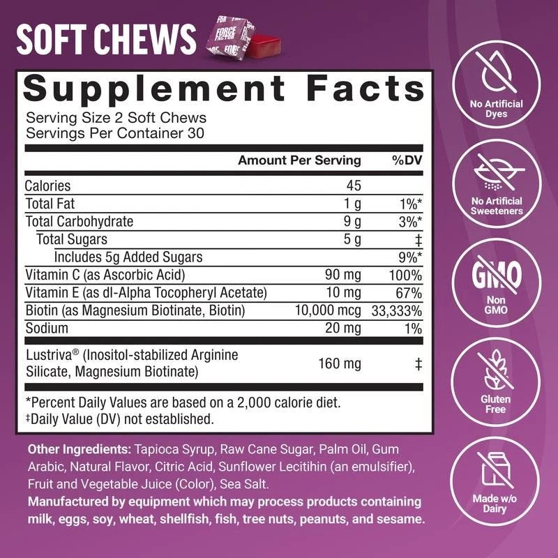 Hair Growth Gummies for Women, Scalp Health & Volume Boosting