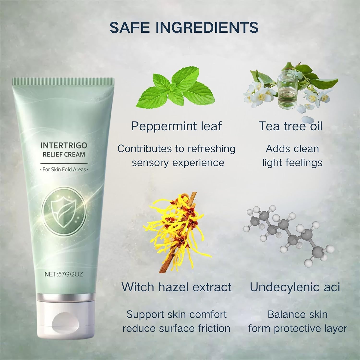 Soothe & Protect with 2-Pack Skin Fold Care Creams – Lightweight Formula