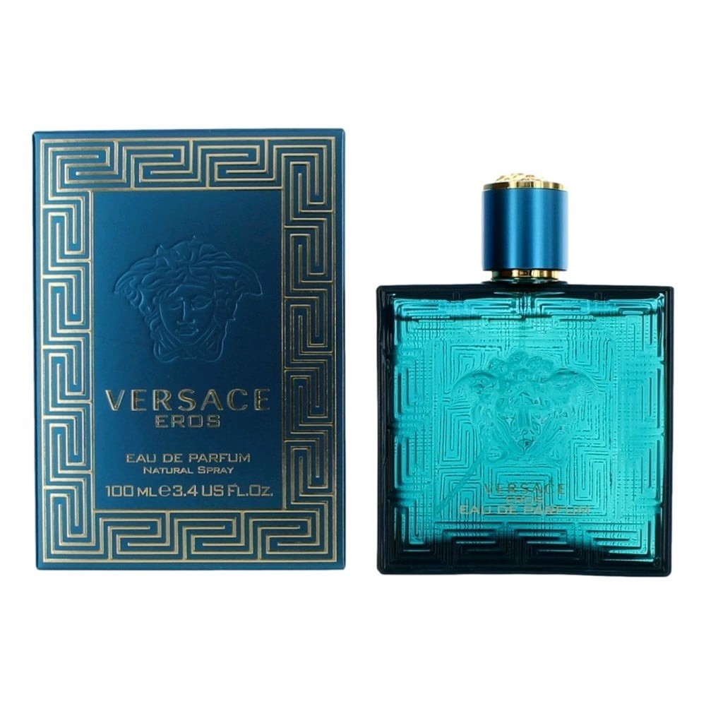 Versace Eros Eau de Parfum Natural Spray 3.4 fl oz / 100 mL Regular Size