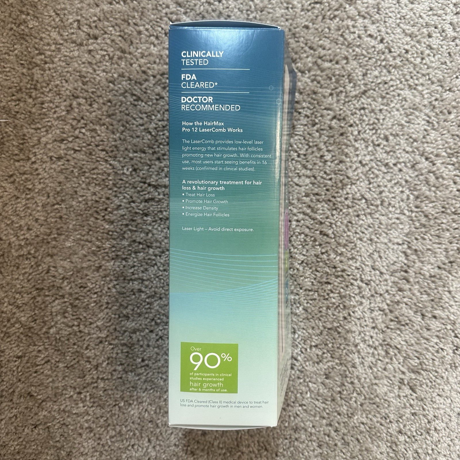 Hair Max Pro 12 Laser Comb Hair Growth Laser Light Device