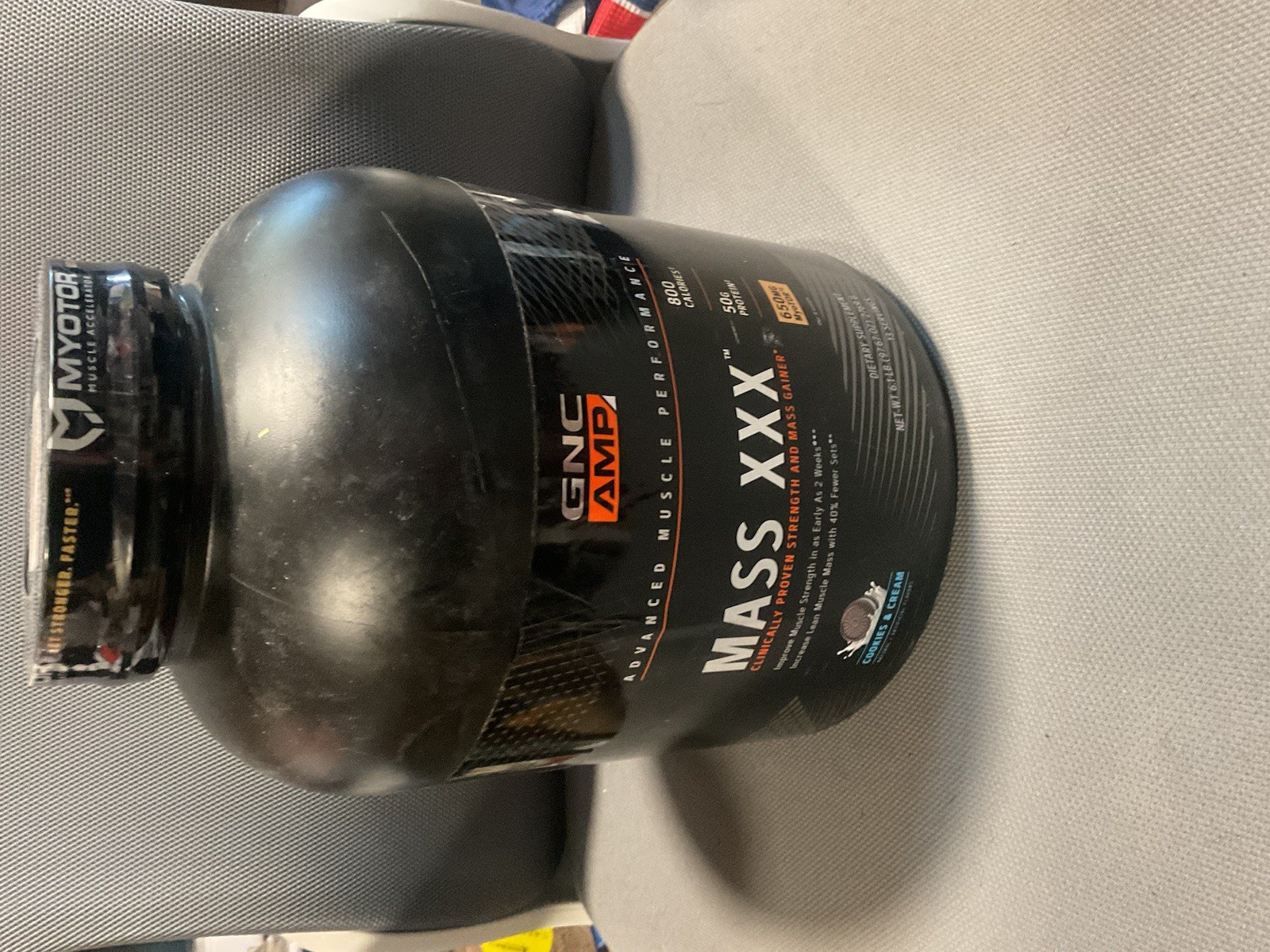 GNC AMP Advanced Muscle Performance Mass XXX Protein Powder, Cookies & Cream