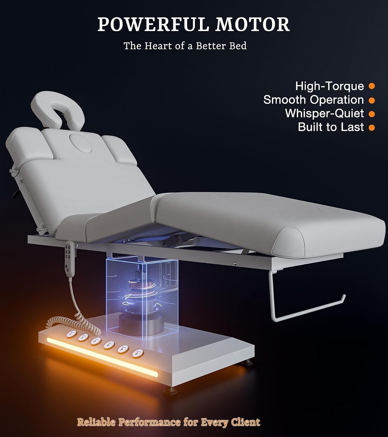Professional Full Electric Spa Massage Treatment Table, Medical Bed with Inde…