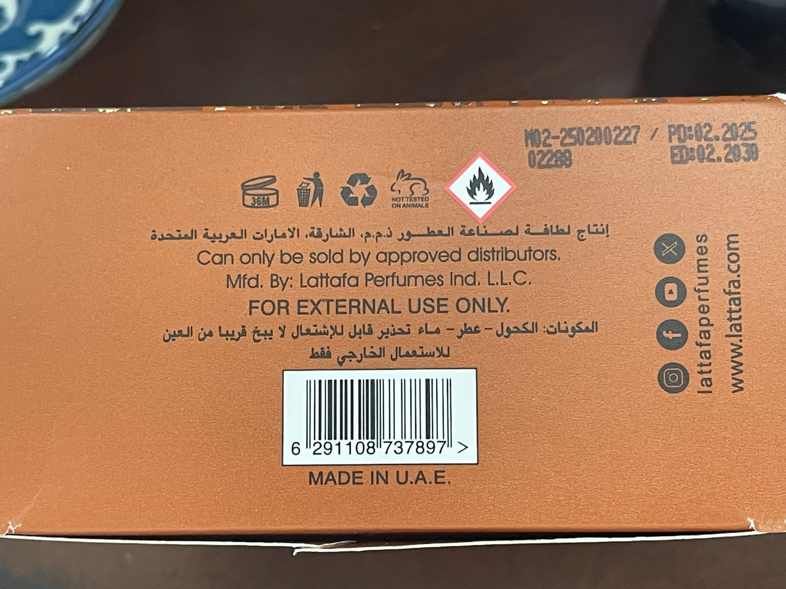 NASHEET LATTAFA 3.4 oz EDP SPRAY Inspired by NISHANE ANI MSRP $300