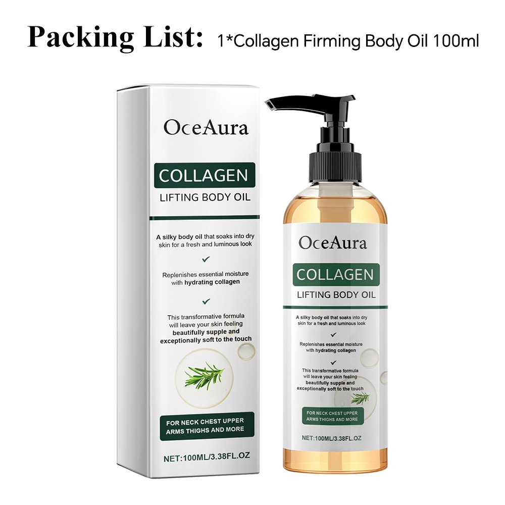 Collagen Lifting Firming Body Oil Skin Tightening Hydrating Massage Oil