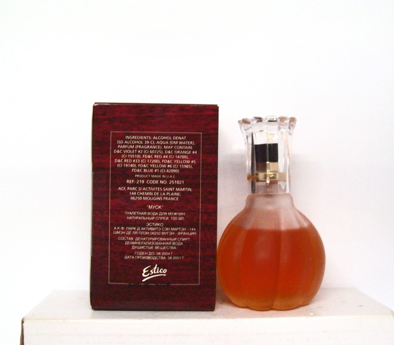 Musk By Estico 3.3 FL. OZ. Eau De Toilette Spray. Vintage