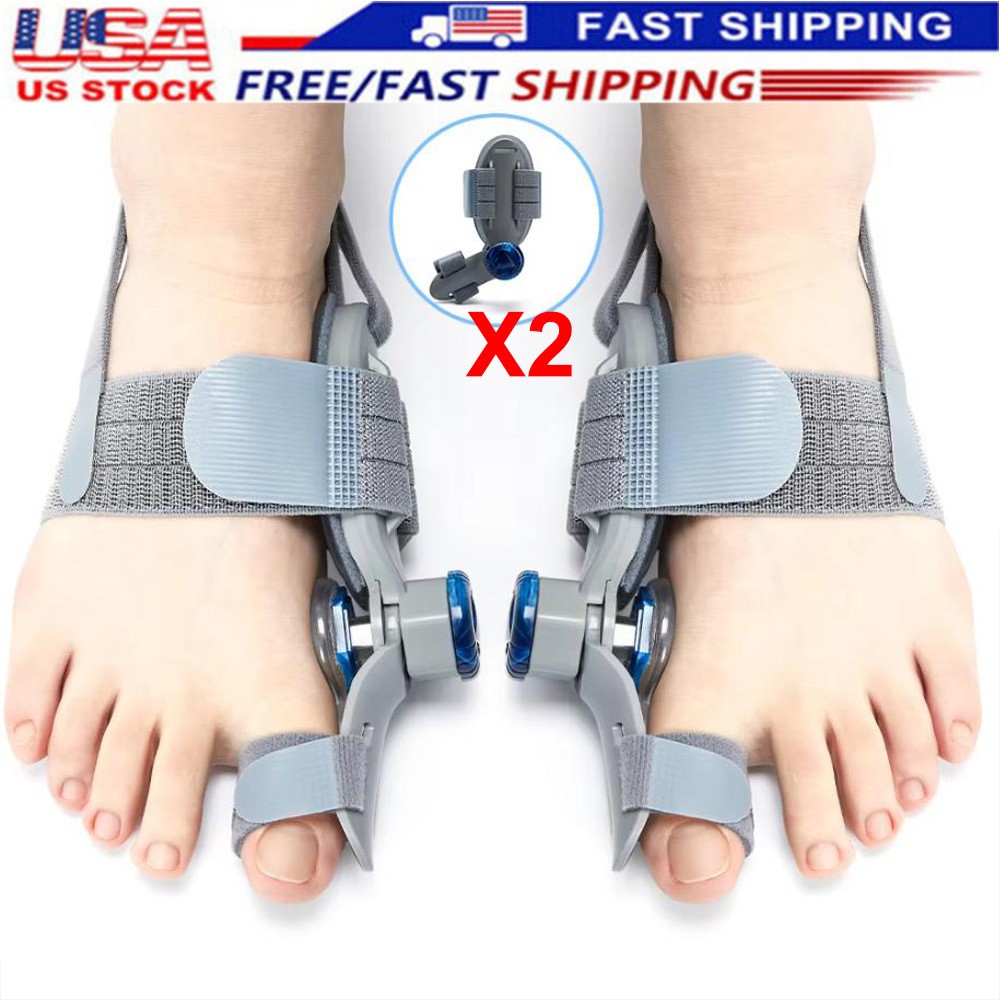 2PCS Bunion Fix Toe Valgus Corrector Big Toe Straightener for Men & Women 1Pair