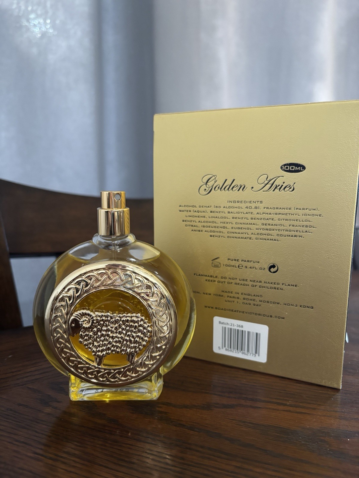Boadicea the Victorious Golden Aries 100 ml/3.4 fl oz Spray Unisex EDP