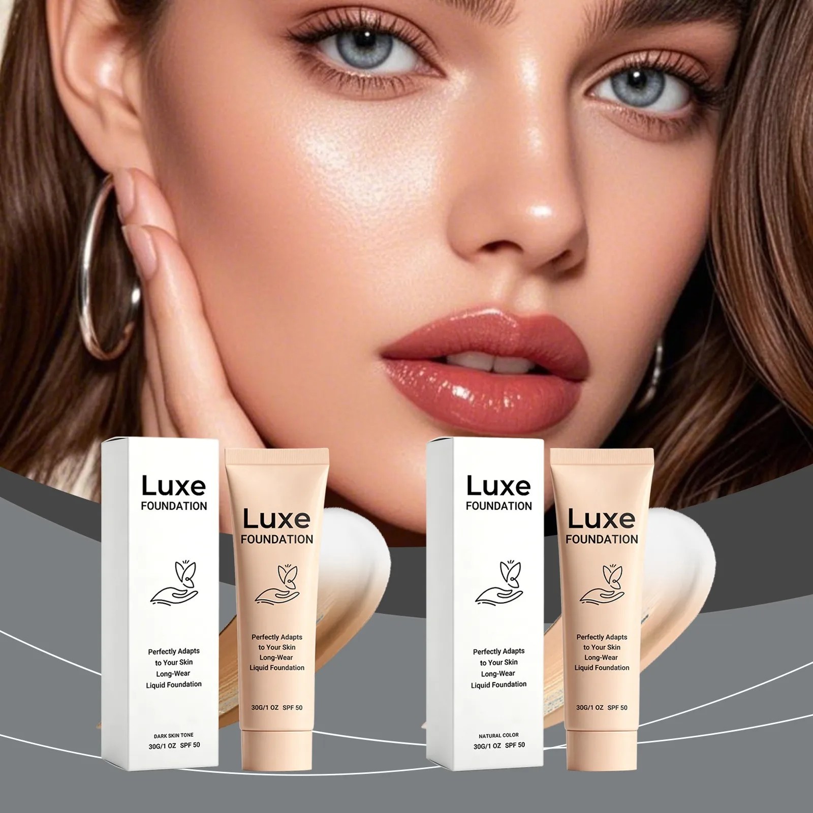 Luxe Color Changing Foundation for Women 30Ml Light to Medium Color Coverage