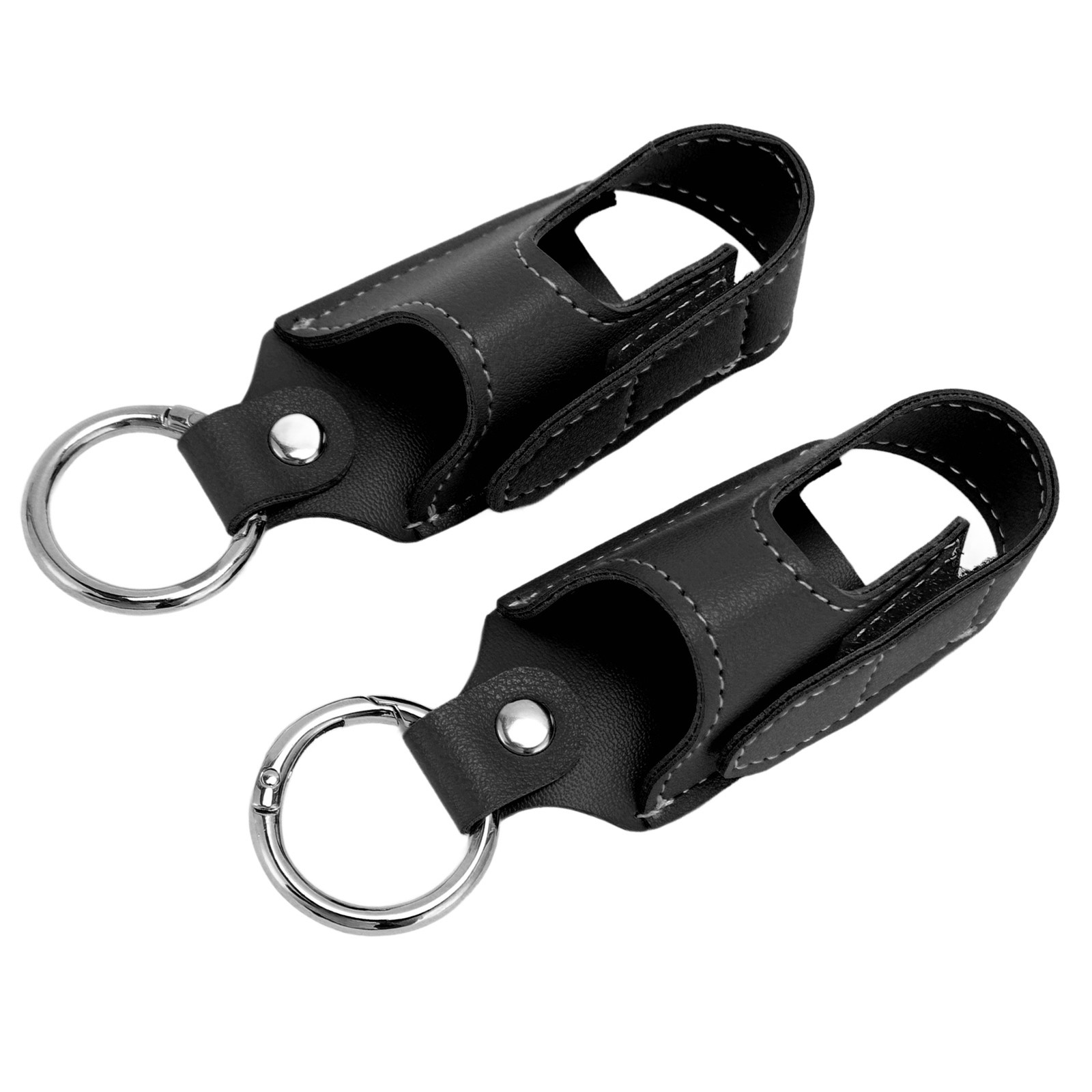 2pcs Asthma Inhaler Holder Portable Storage Protective PU Leather Asthma Inhaler