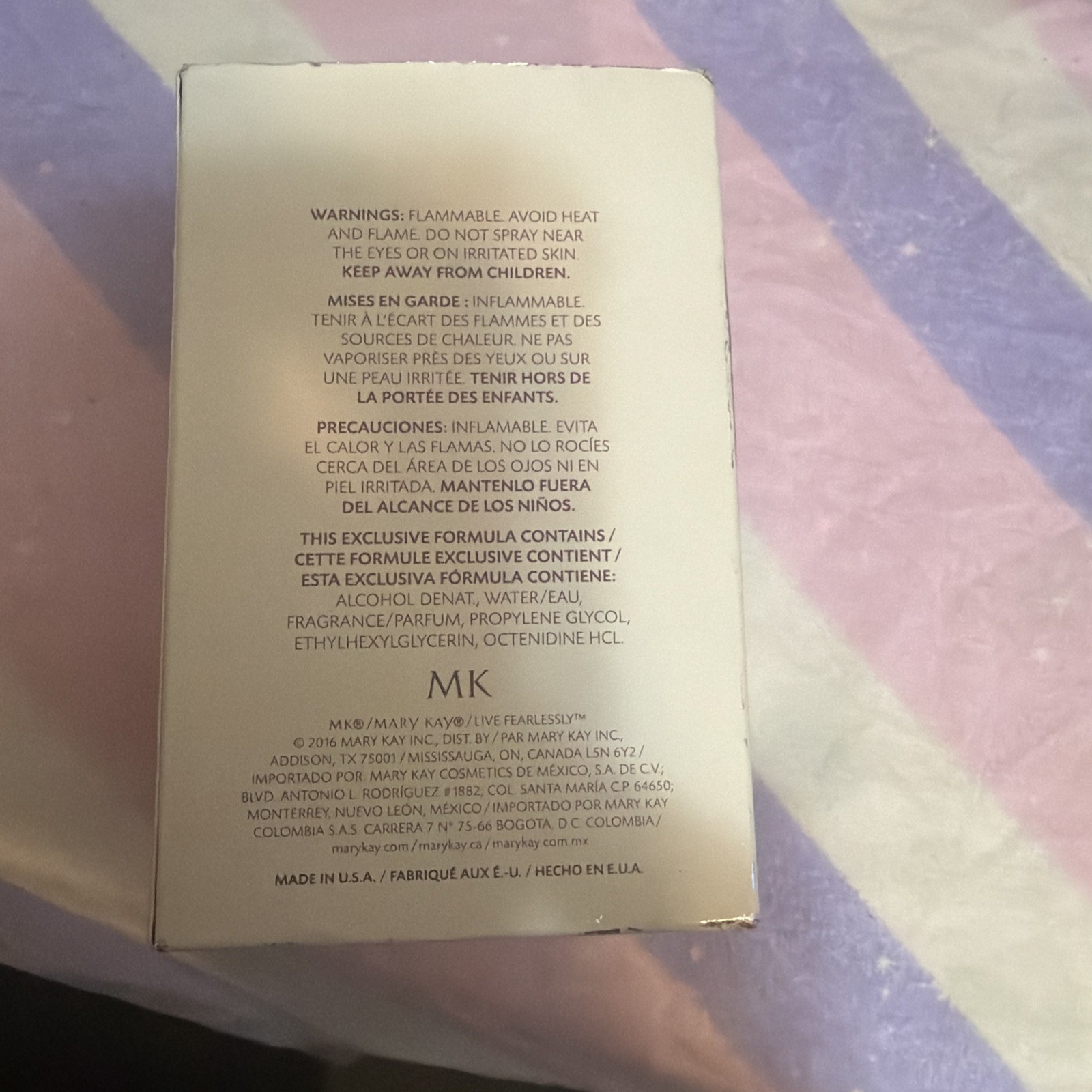MARY KAY LIVE FEARLESSLY~EAU DE PARUM/PERFUME~1.7 FL. OZ~FULL SIZE!