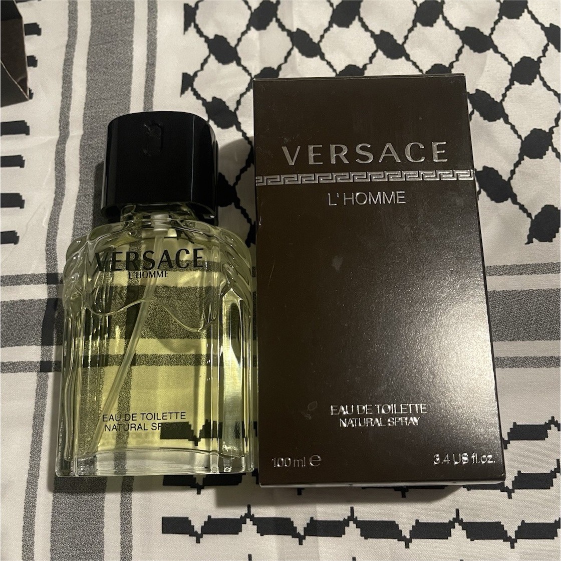 Versace L’Homme Eau de Toilette Spray, 3.4 US fl oz Regular Size