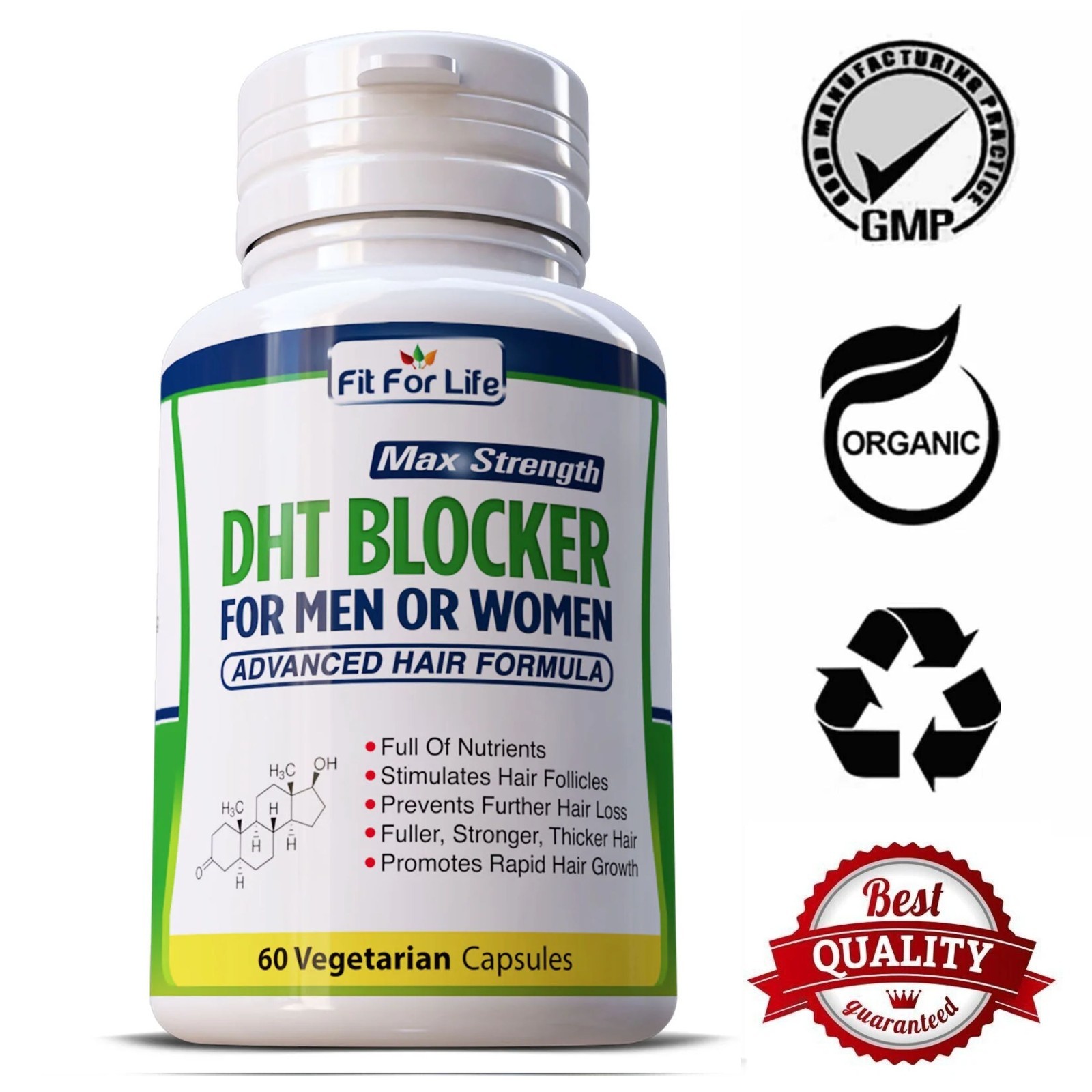 DHT BLOCKER HAIR FAST GROWTH HERBAL SUPPLEMENT 60 CAPS