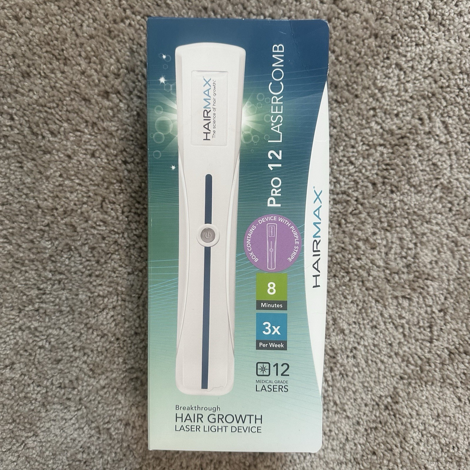 Hair Max Pro 12 Laser Comb Hair Growth Laser Light Device