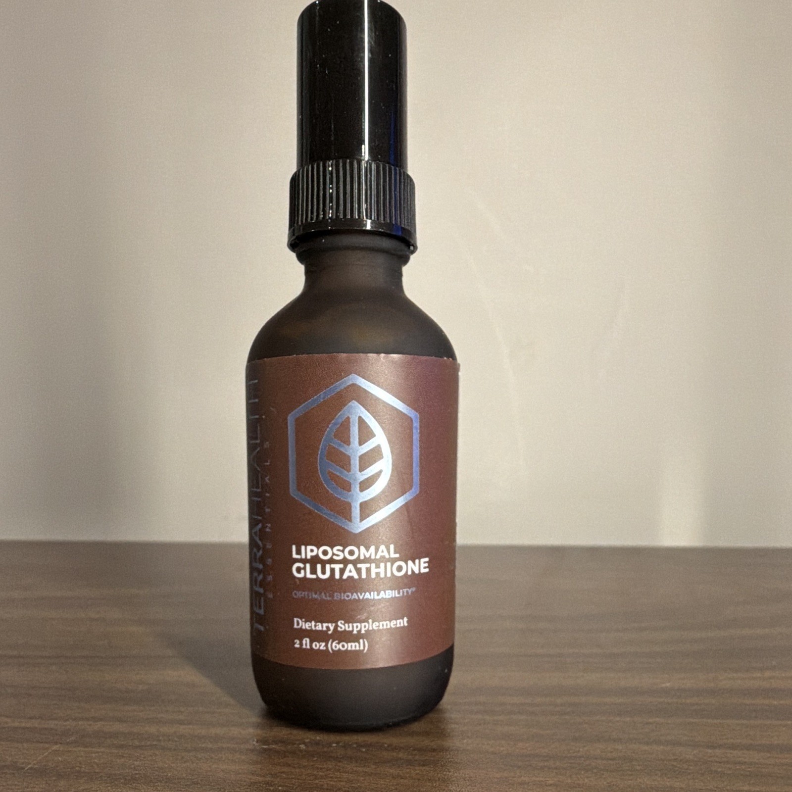 Terra Health Essentials Liposomal Glutathione Liquid Wild Cherry 2 fl oz (60 ml)