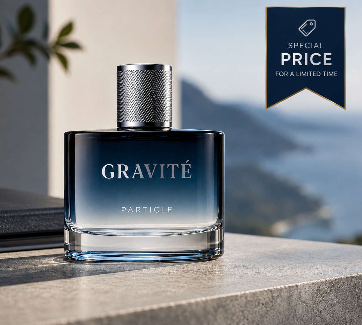 Particle Gravité Cologne Spray for Men Long Lasting Woody Citrus Musk 3.38 fl oz