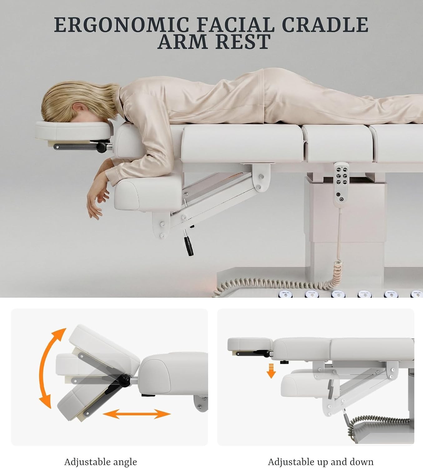 Professional Full Electric Spa Massage Treatment Table, Medical Bed with Inde…