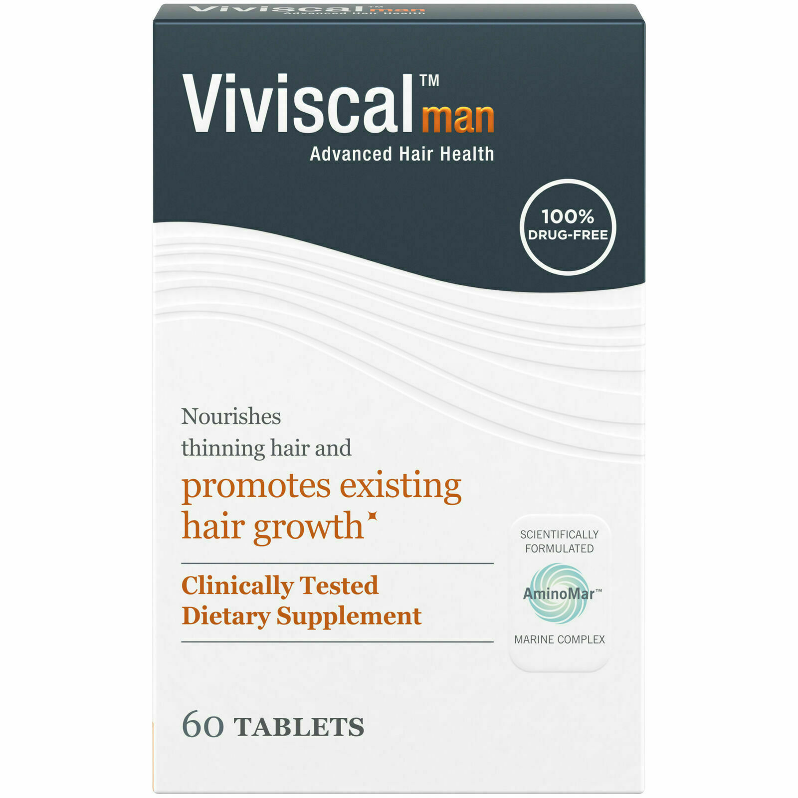 Viviscal Man x-strength Advanced Hair Health Growth 60ct Exp 8/25