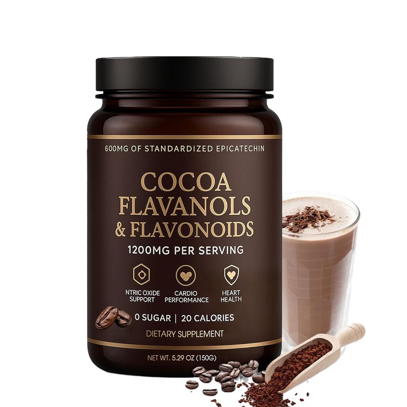 1 Pack High Flavanol Cocoa Powder & Flavonoids Supplements 1200mg NEW