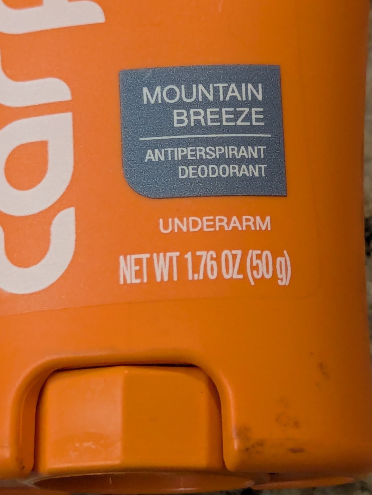 Carpe Antiperspirant Underarm Deodorant Mountain Breeze 1.76 oz exp: 04/28
