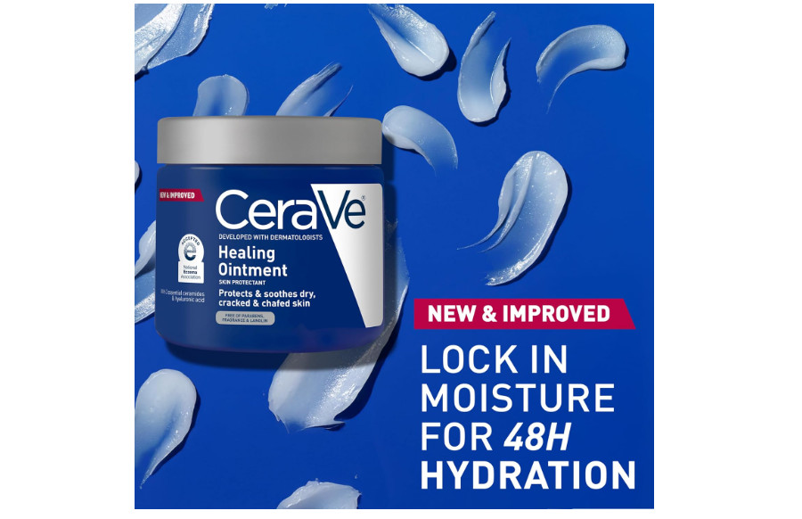 CeraVe Healing Ointment Skin Protectant Ceramides Hyaluronic Acid 12 Oz Dry