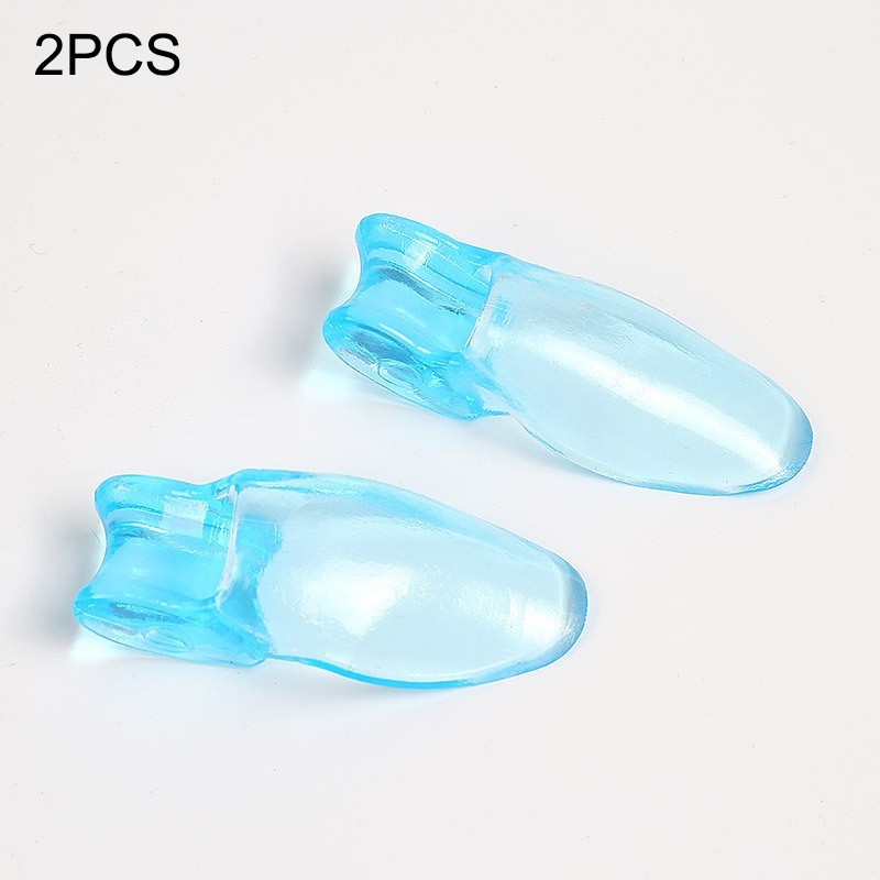 2PCS Silicone Toe Separator Corrector Hallux Valgus Bunion Pain Relief Sleeve