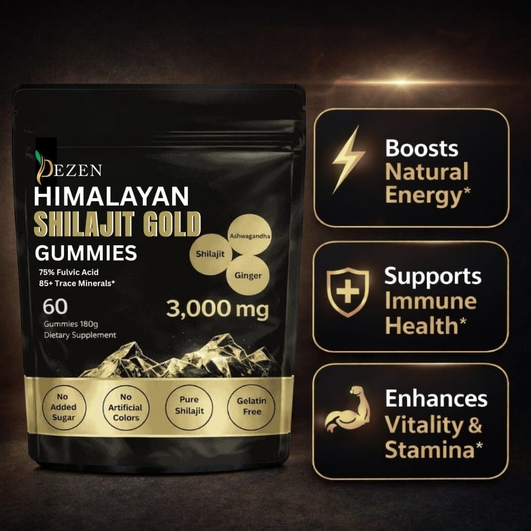 LOCRED Pure Himalayan Shilajit Gummies with Ashwagandha, 60 Count
