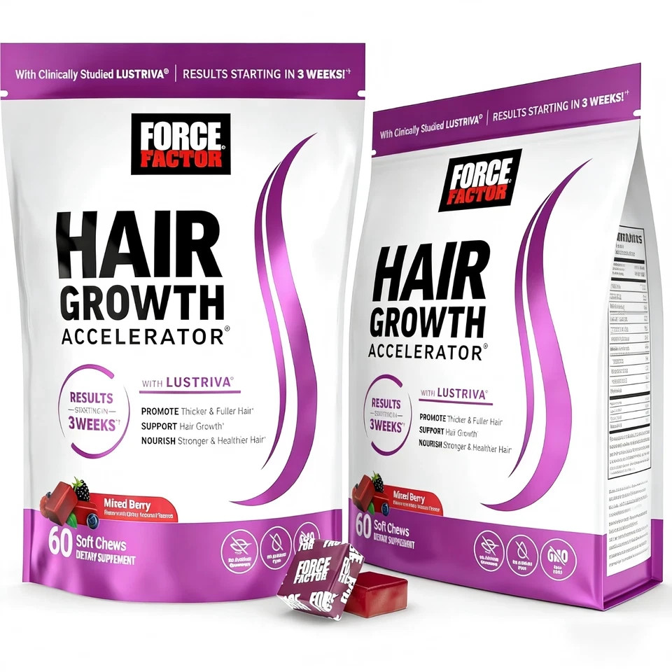 Hair Growth Gummies for Women, Scalp Health & Volume Boosting