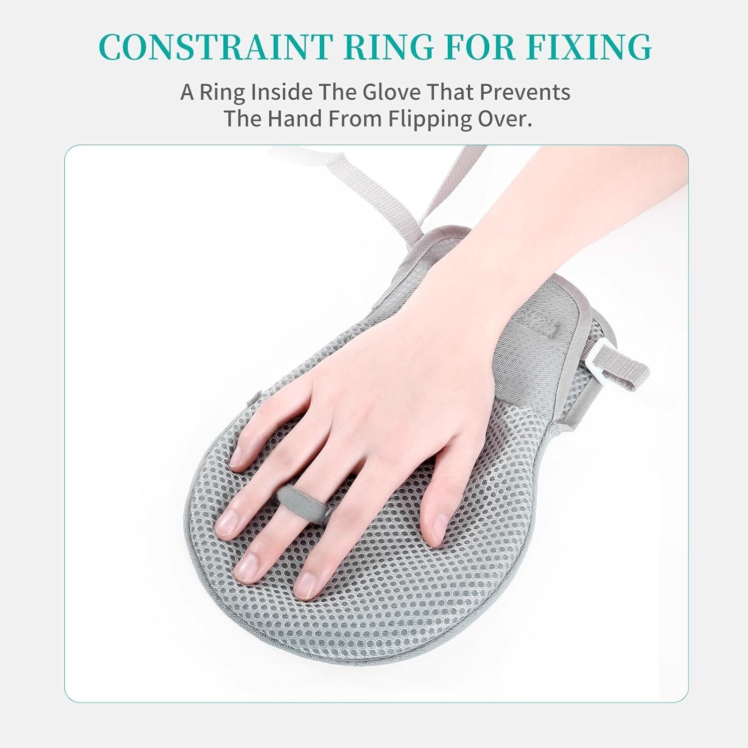 2 Pcs Restraint Gloves for Dementia Patients Elderly Care Autistic Child Safety