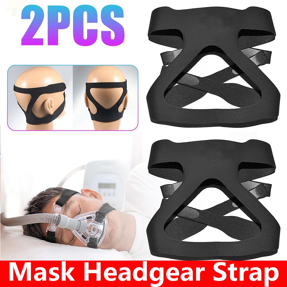 2PCS Universal CPAP Mask Headgear Strap for ResMed Mirage Philips Respironics us