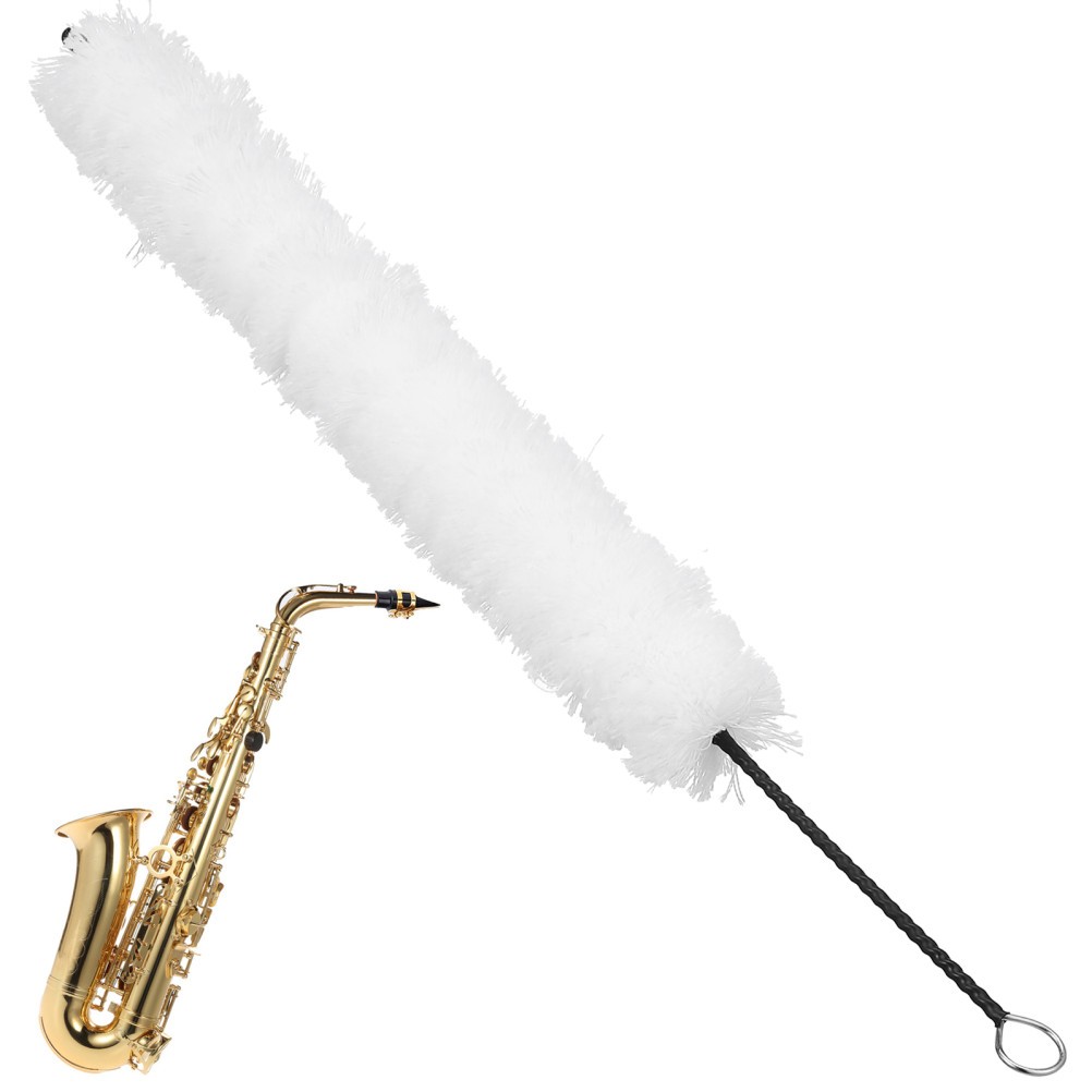 Flute Cleaning Swab Cleaner Kit Brushes for Musical Instruments Cloth Stick