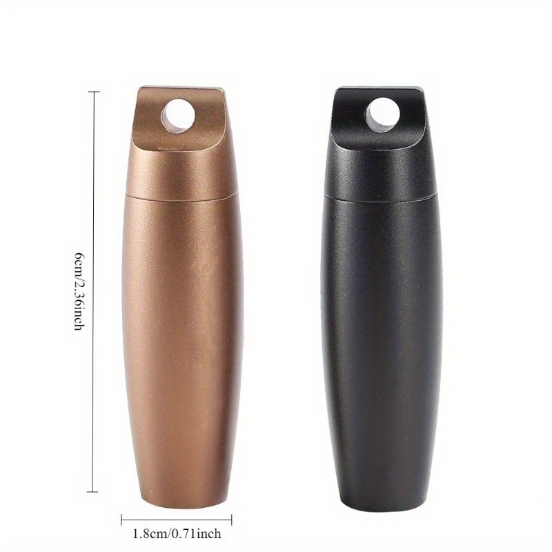 Aluminum Waterproof Pill Container Keychain Portable Travel Medicine Storage Jar