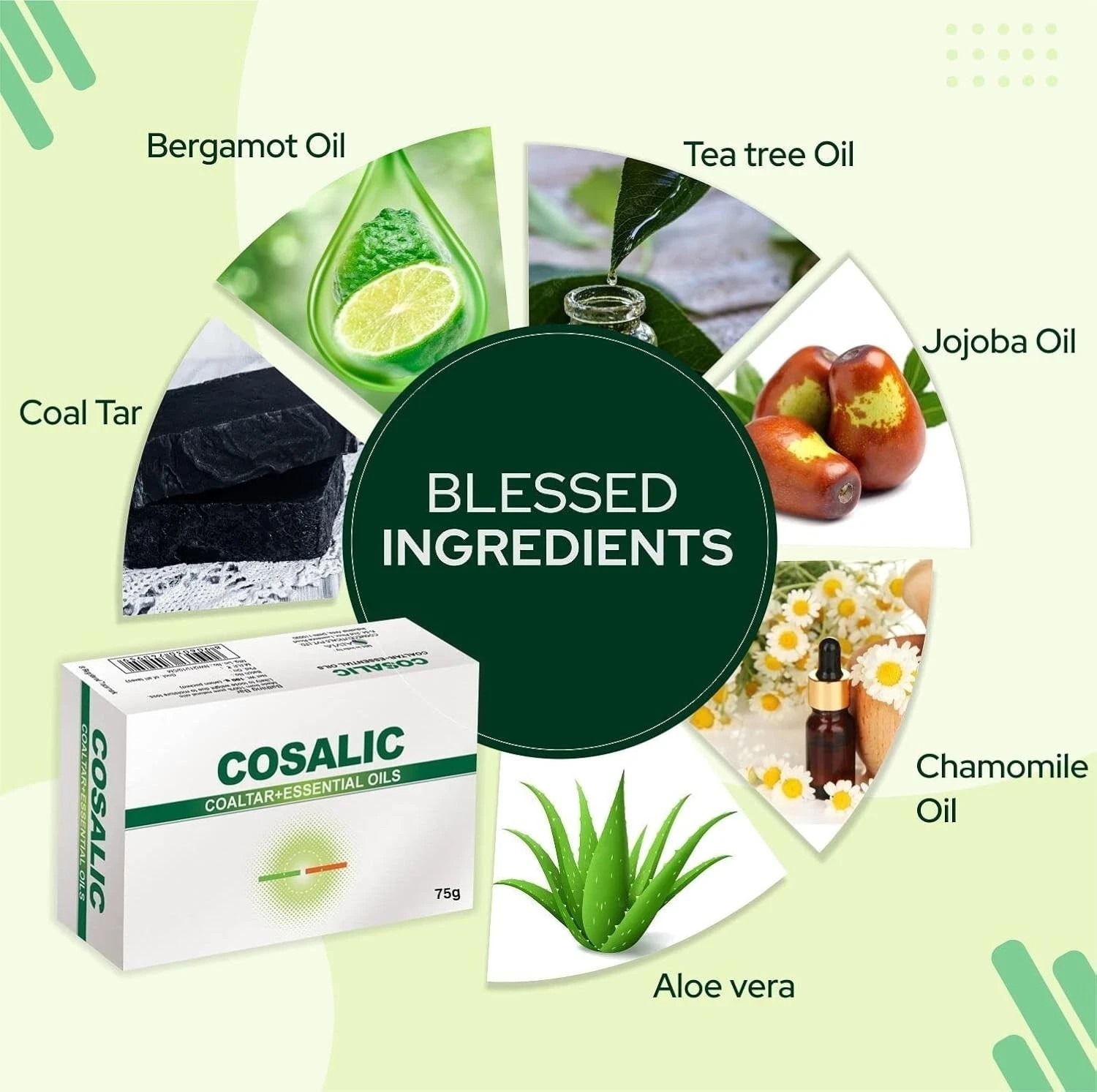 Coal Tar Cosalic Soap for Psoriasis – 75 gm (Pack of 2) Free Shipping