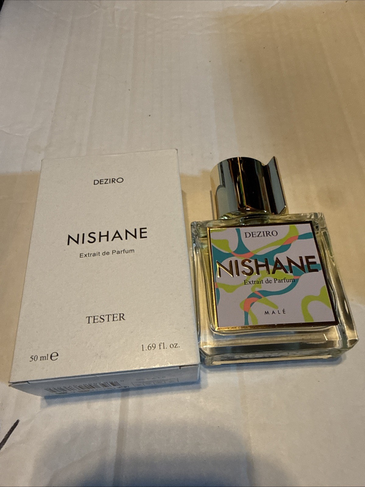 Nishane Unisex Deziro Extrait de Parfum Spray 1.7 oz Fragrances 8683608071508