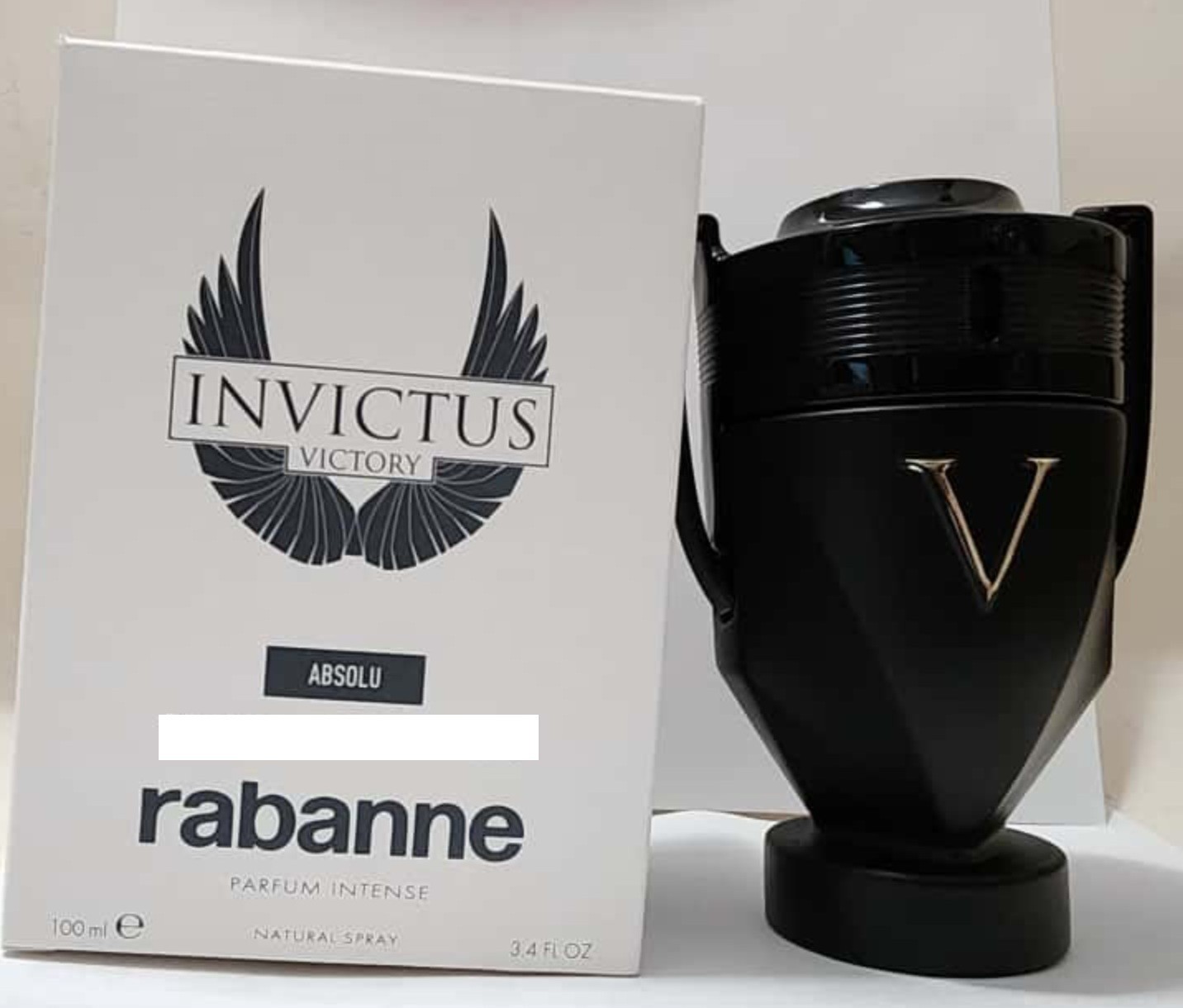 PACO INVICTUS VICTORY ABSOLU PARFUM INTENSE 3.4 OZ FOR MEN NEW IN WHITE BOX)
