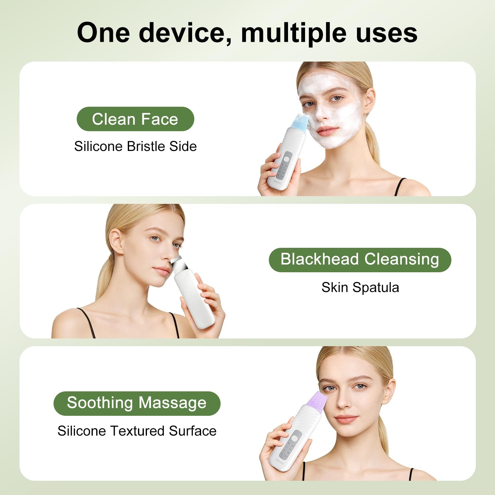 Blackhead Remover Skin Spatula Face Scrubber Pore Cleaner