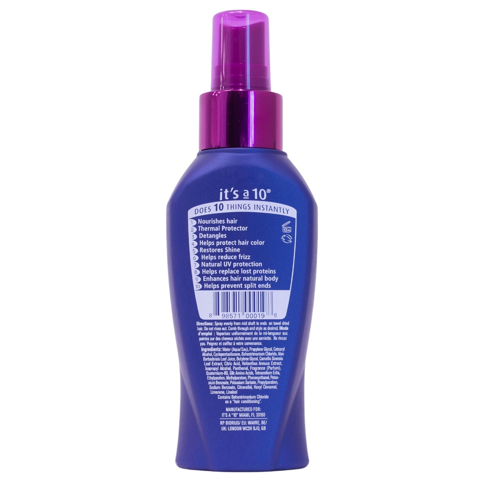 It’s A 10 Miracle Leave-In Product 4 Oz 4 Fl (Pack of 1)