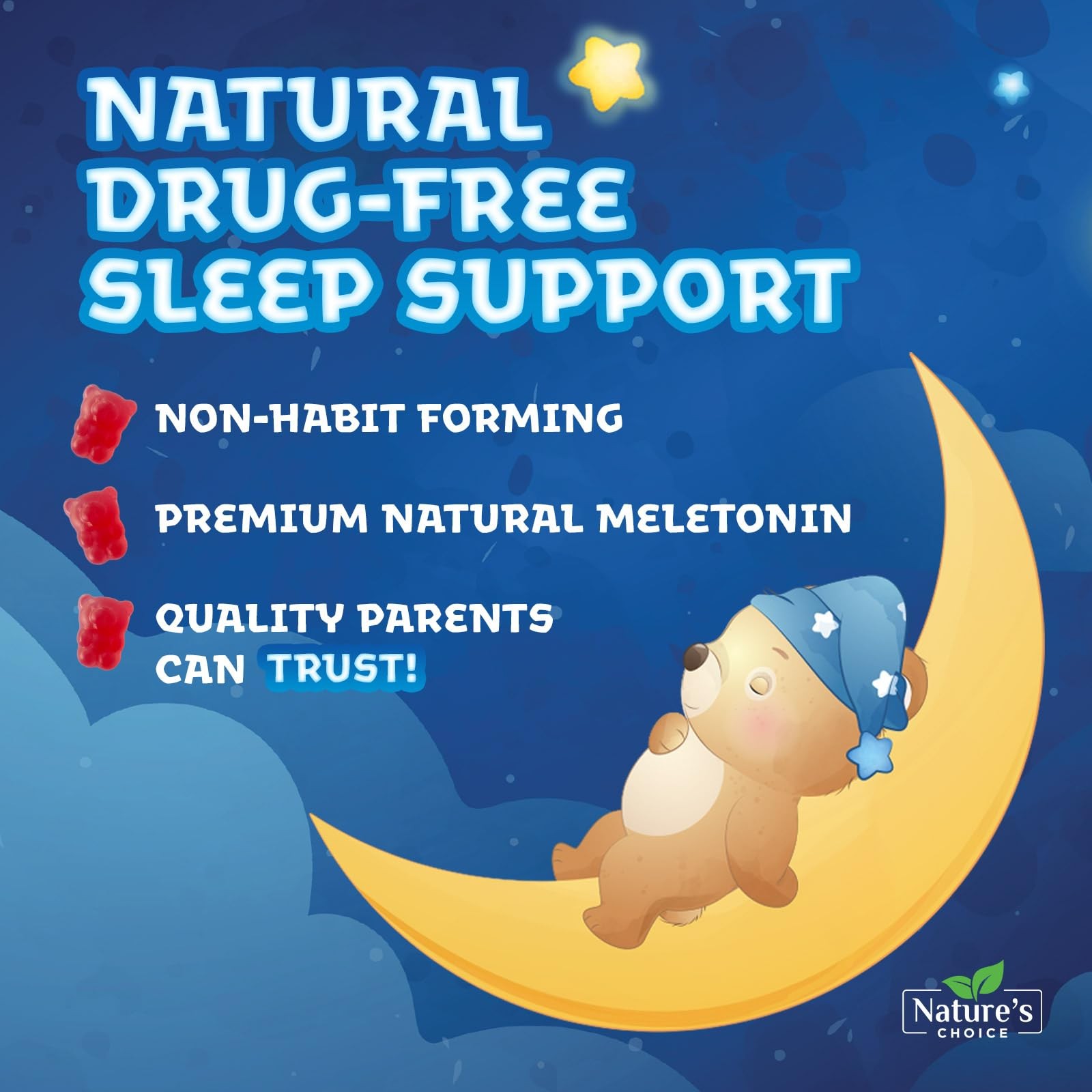 Kids Melatonin Gummies – 2mg Melatonin Per Serving – Best Children’s Melatonin G