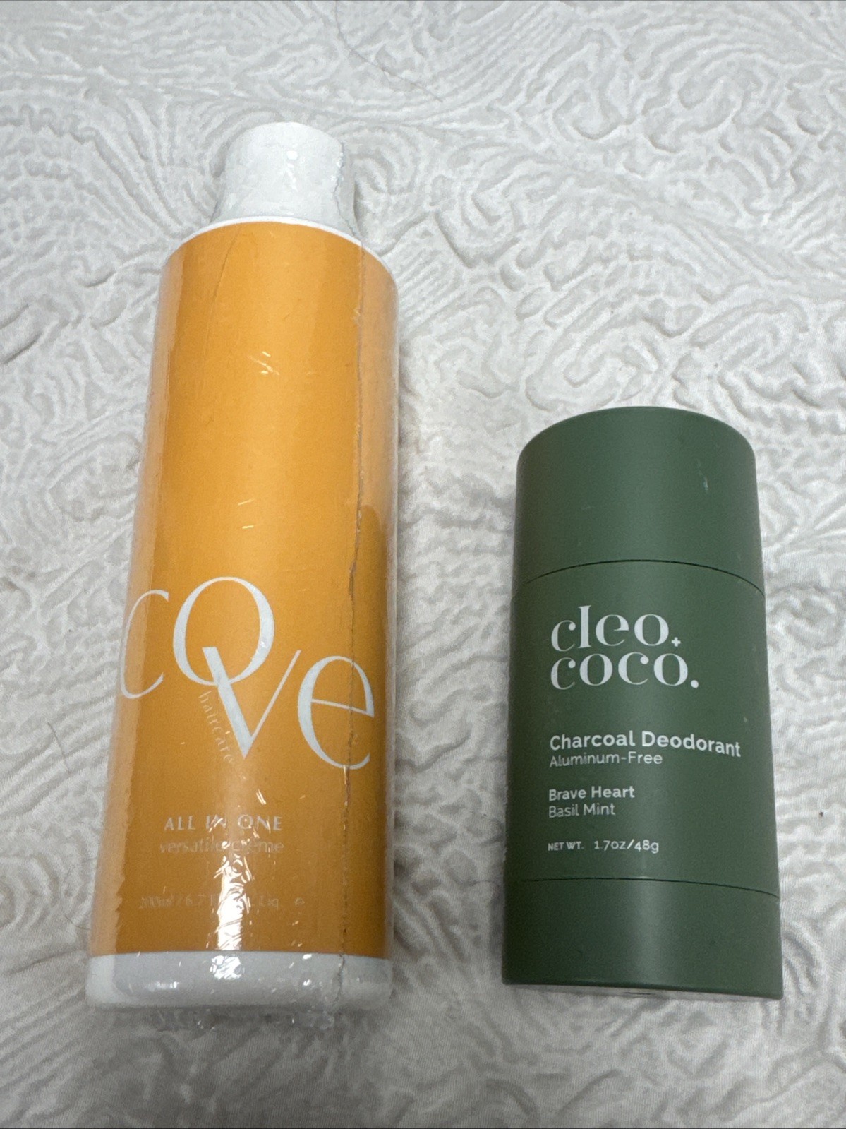 COVE ALL IN ONE VERSATILE CREME HAIR CARE PRODUCT 6.7 OZ SEALED & DEODORANT NEW