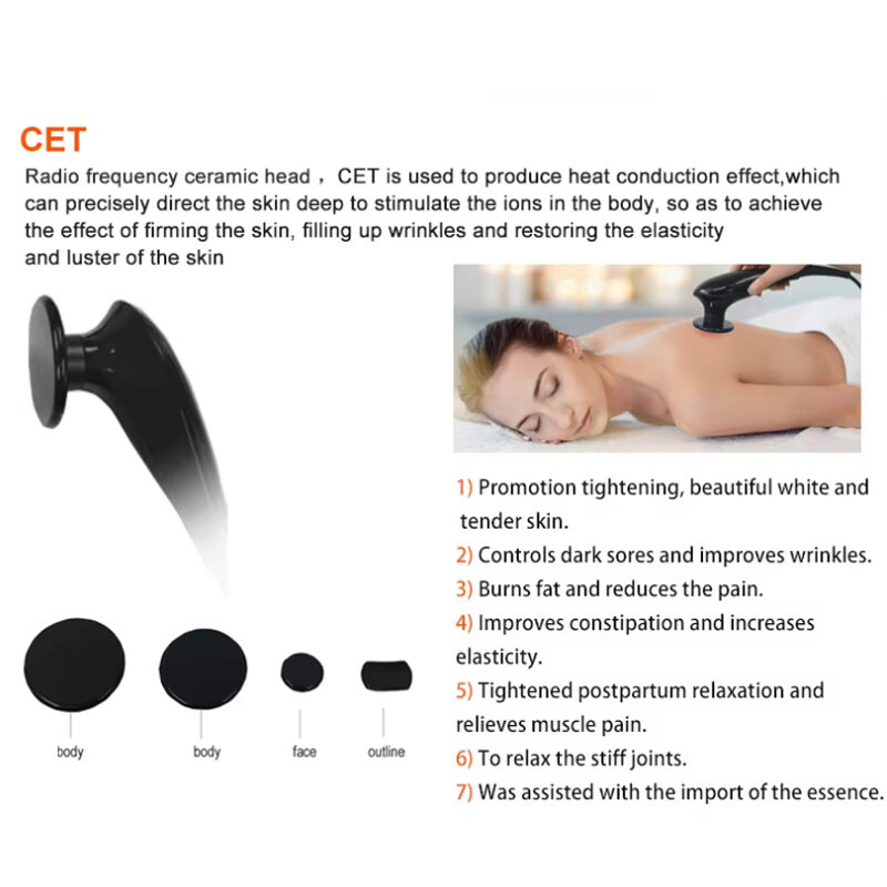 Professional 448K RF Skincare Machine Body Contouring Muscle Relaxation Spa